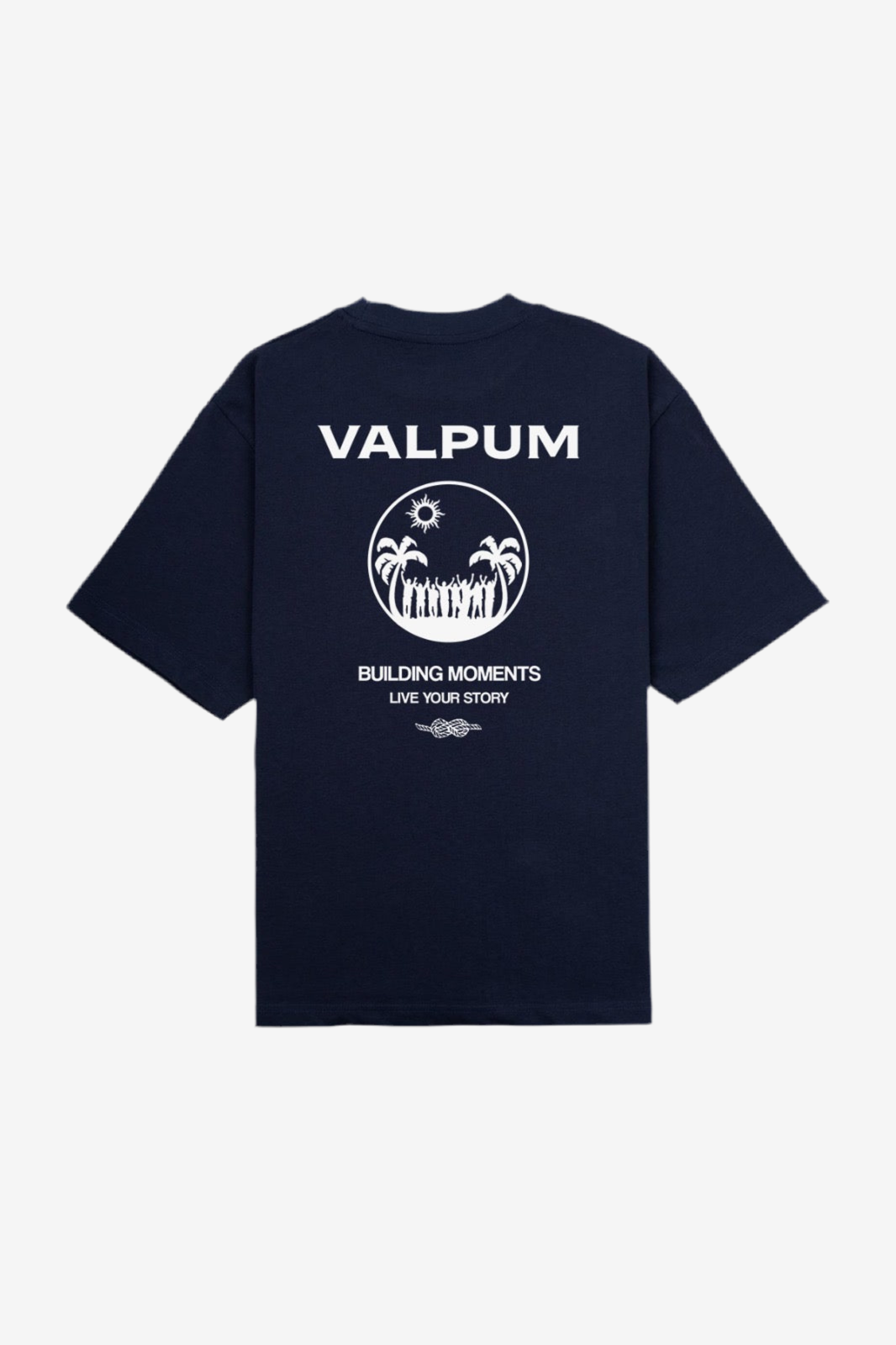 MOMENTS NAVY T-SHIRT