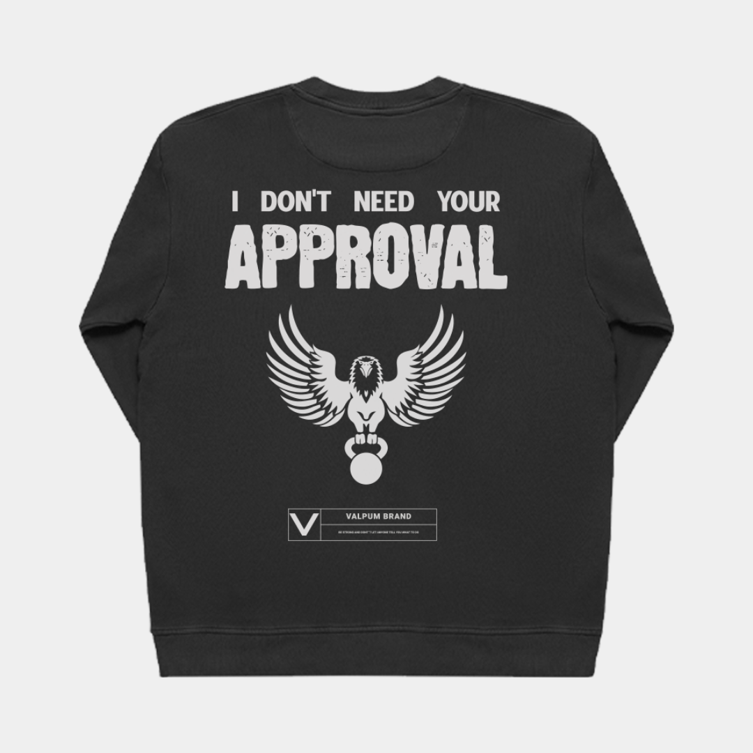 EAGLE BLACK OYSTER CREWNECK