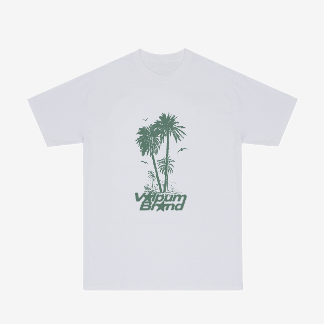TROPICAL WHITE T-SHIRT