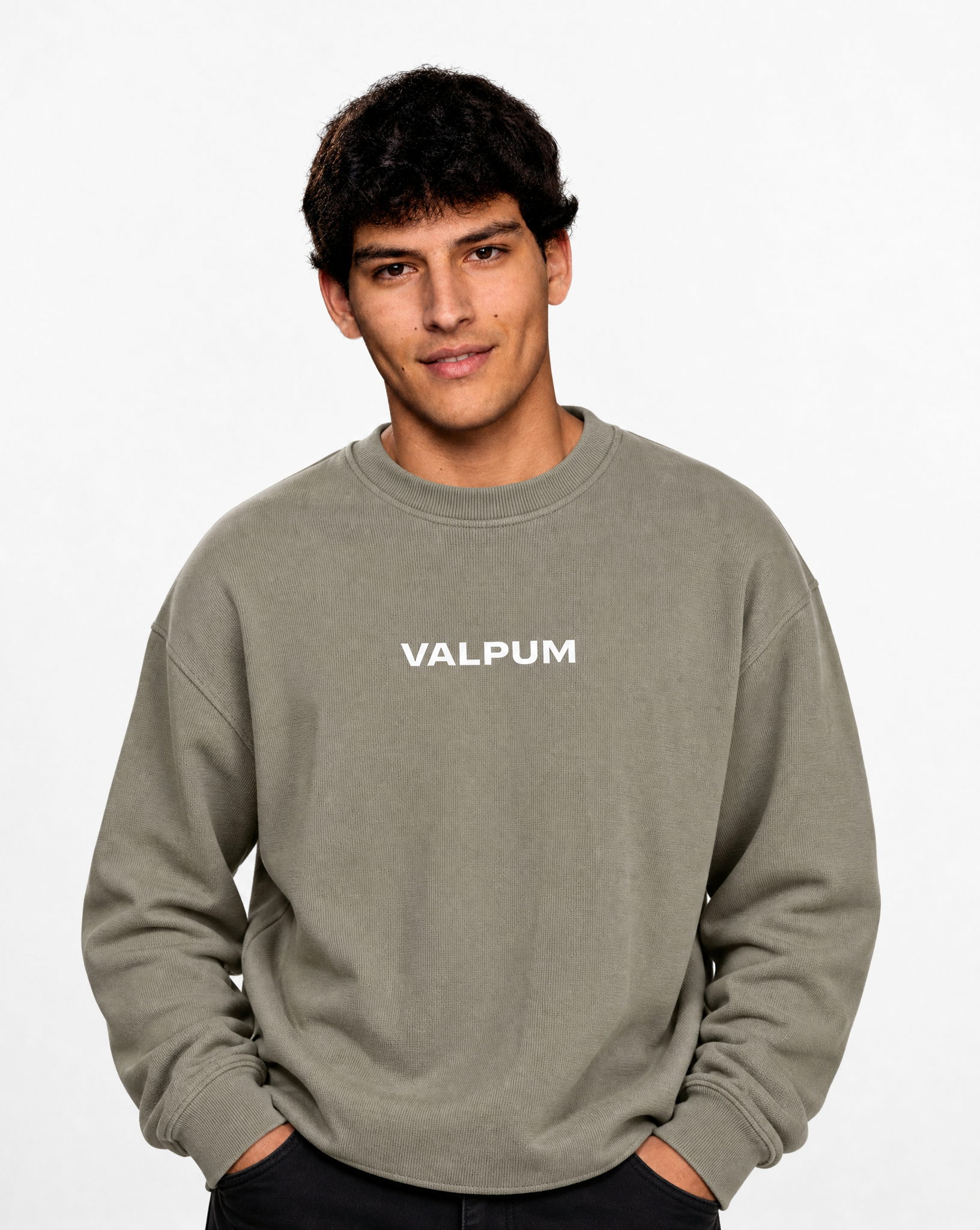 OLIVE DRAB CREWNECK