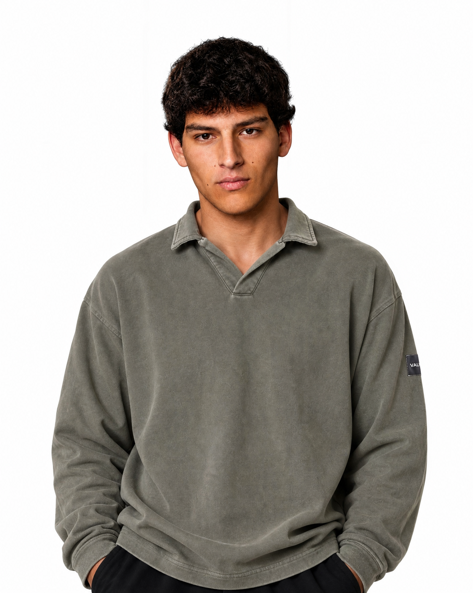 WORN GREEN POLO