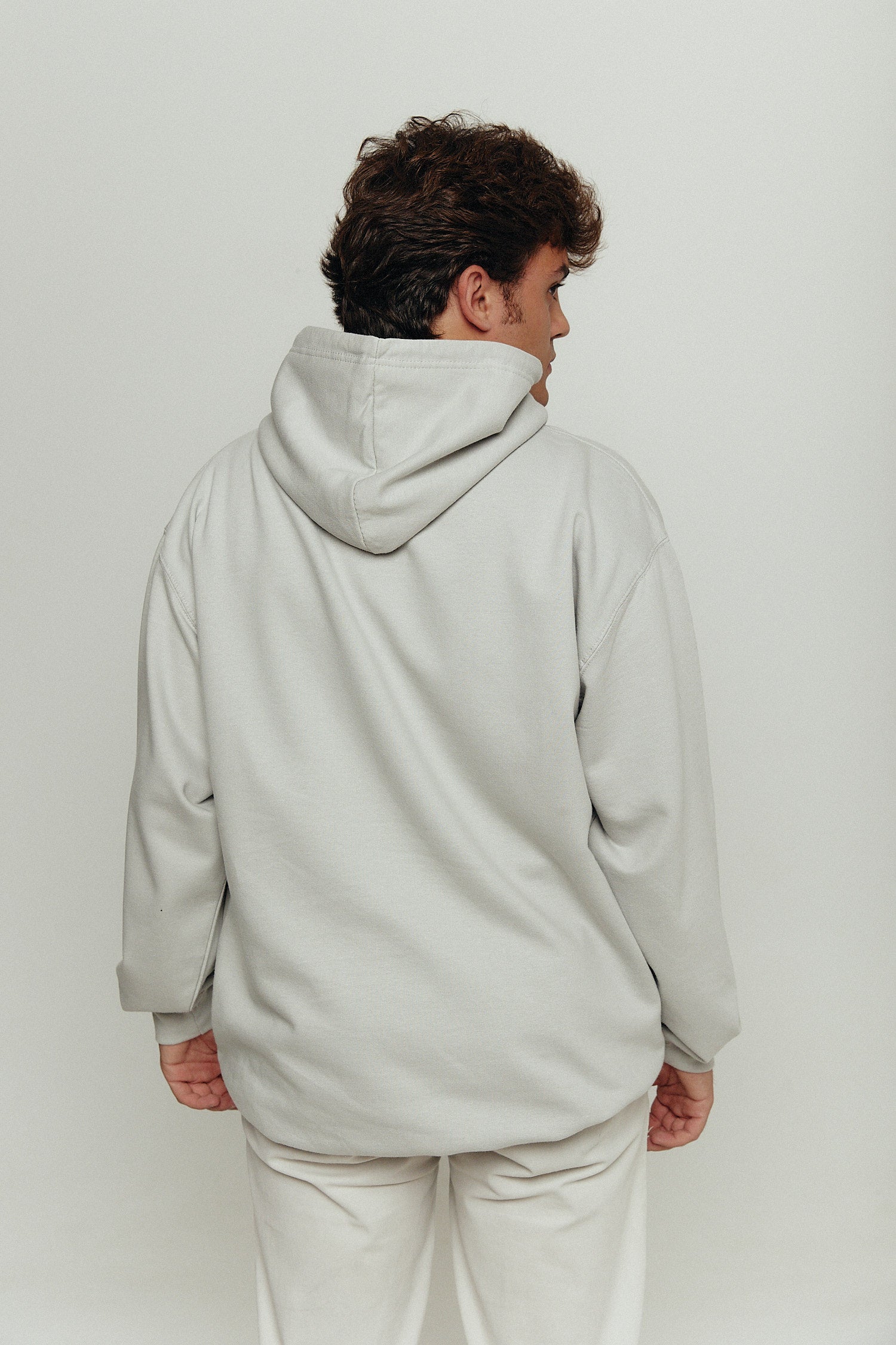 NOW ASH GREY HOODIE