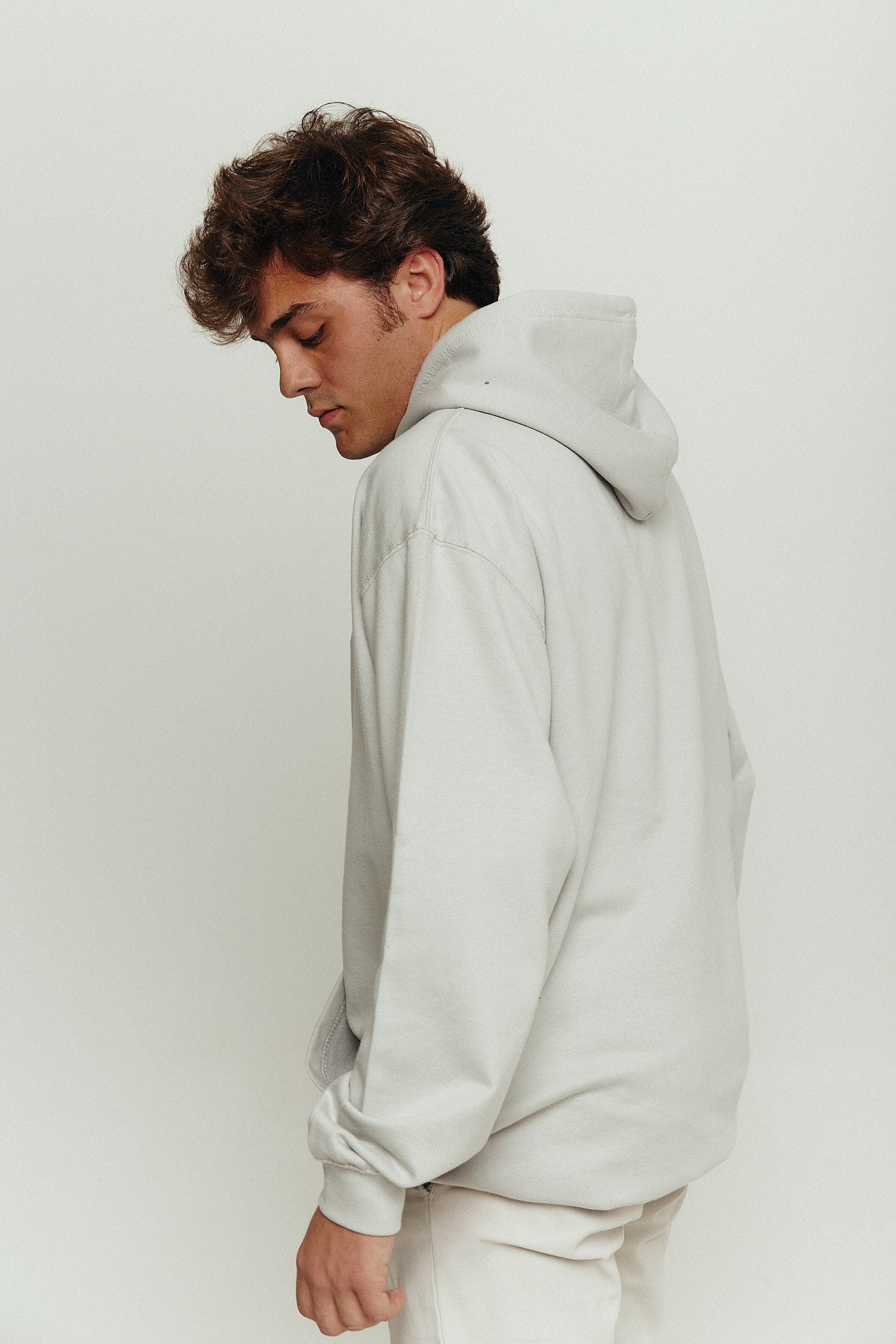 NOW ASH GREY HOODIE