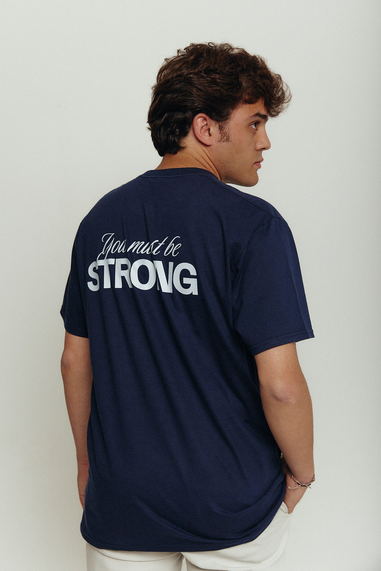 STRONG NAVY T-SHIRT