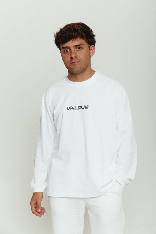 BEAR WHITE LONGSLEEVE