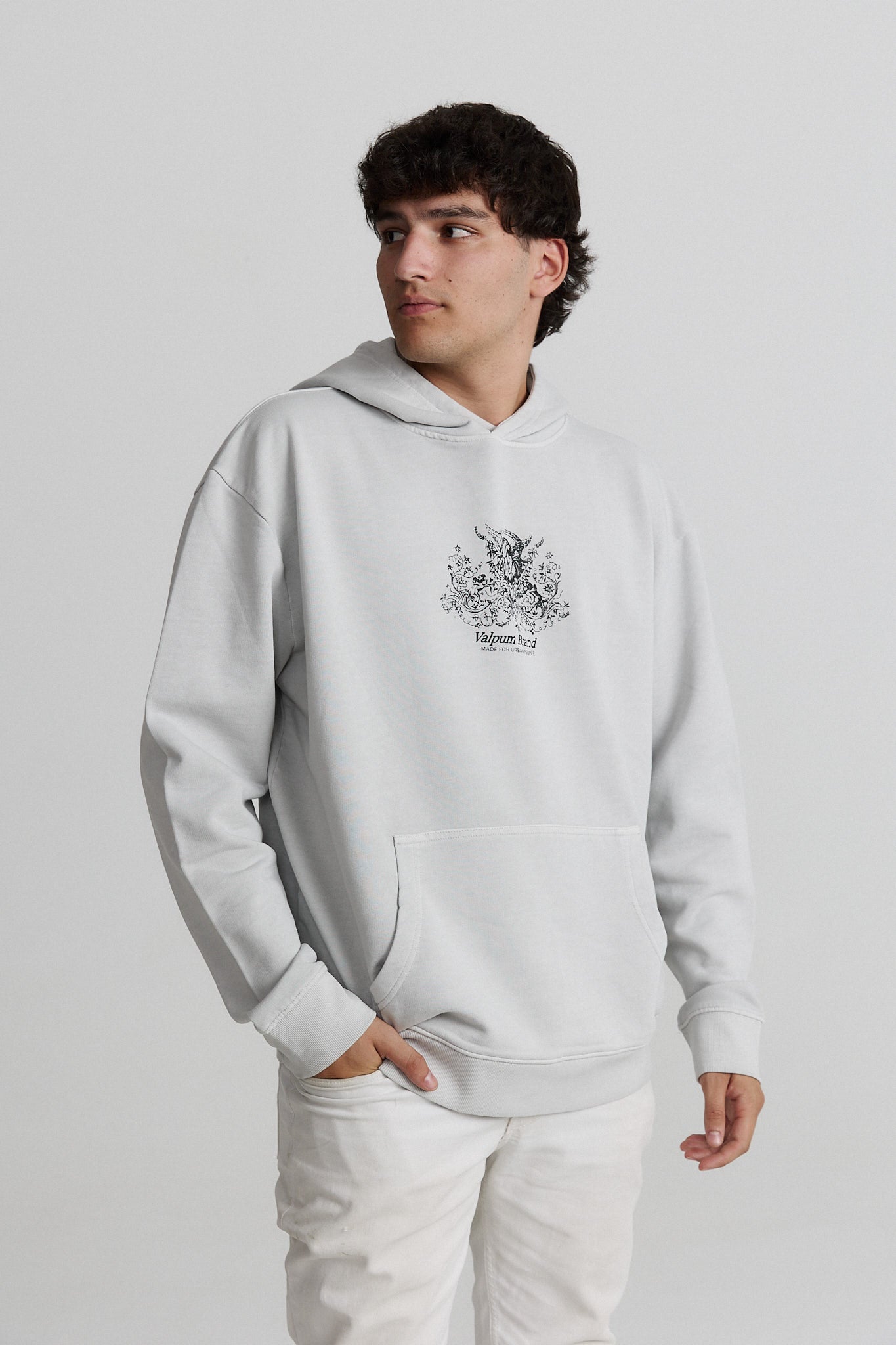 ANGELS GRAY VIOLET HOODIE