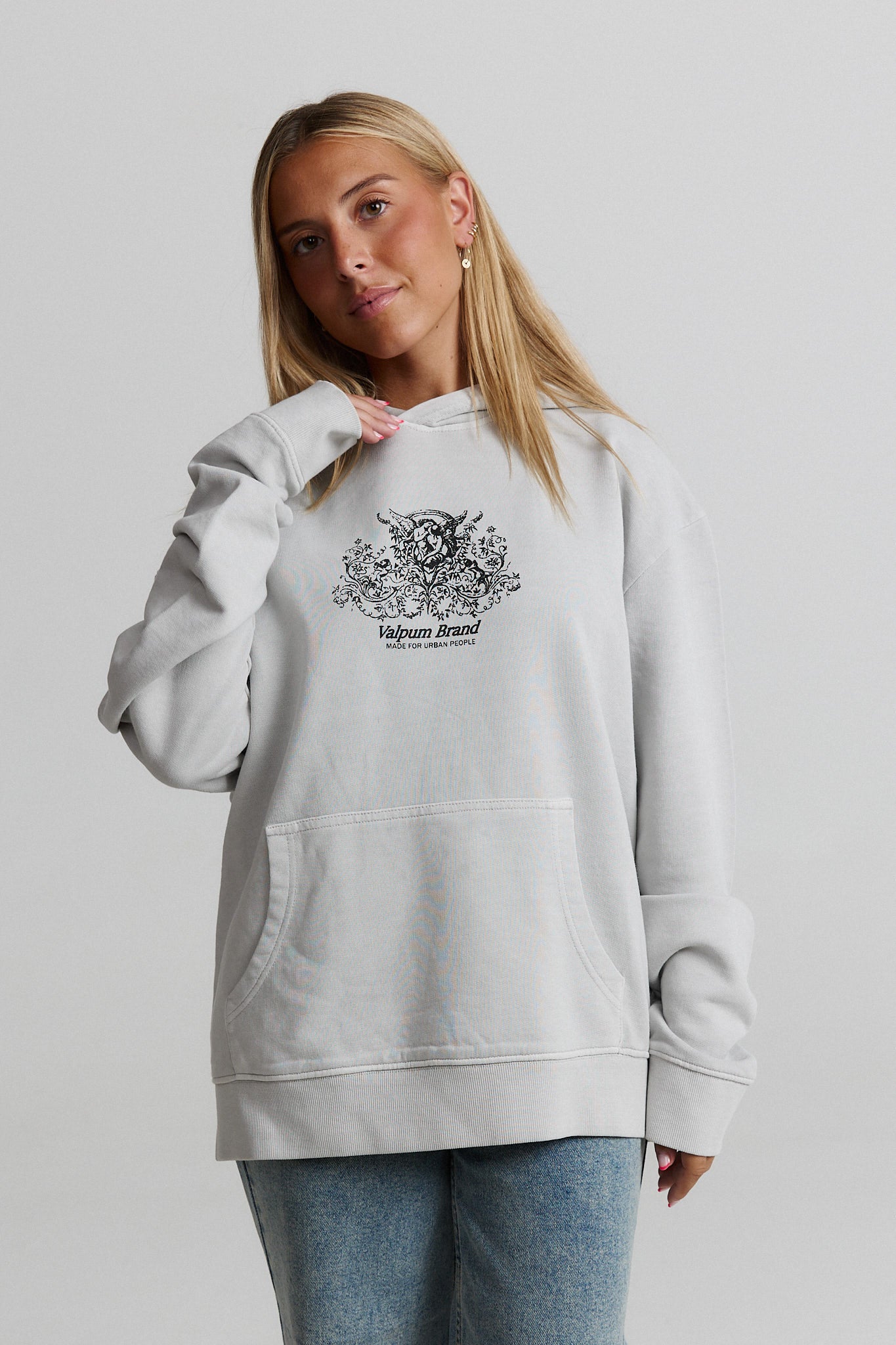 ANGELS GRAY VIOLET HOODIE